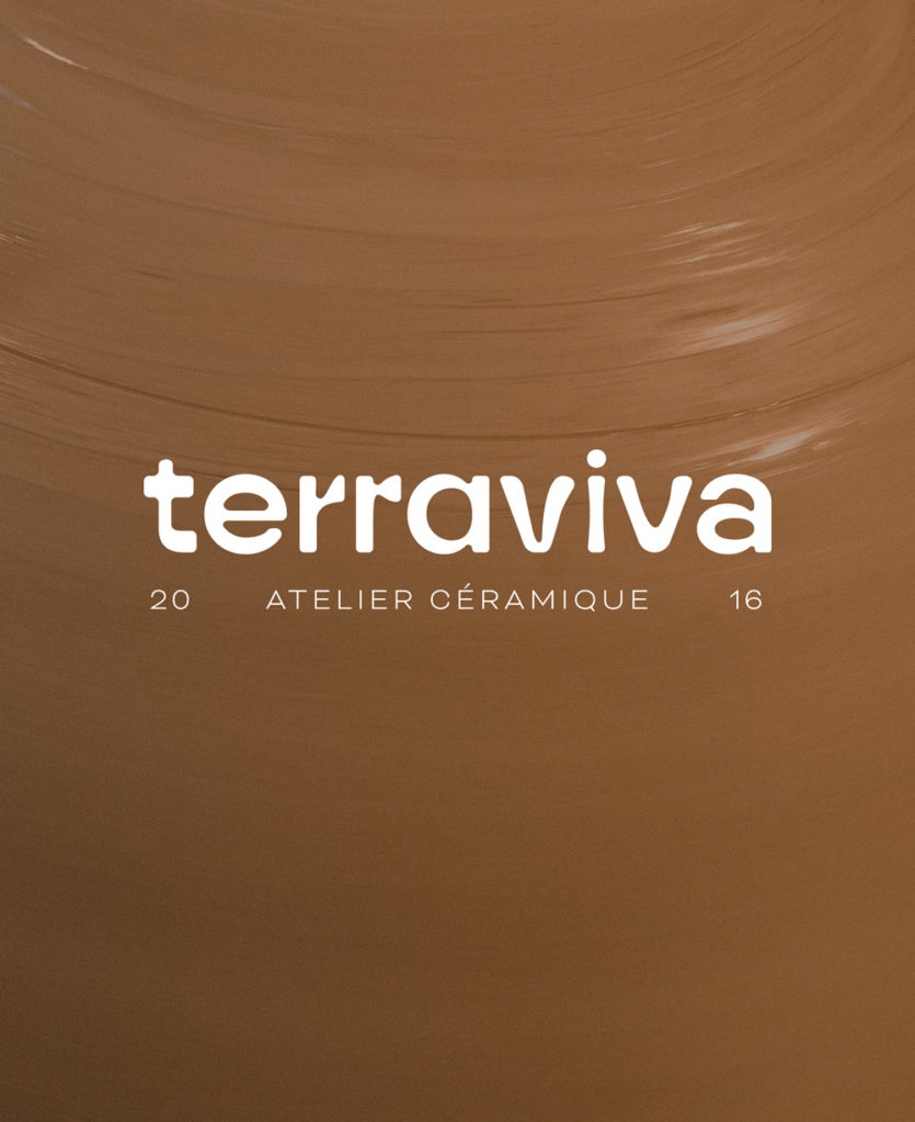 Logo Terraviva, atelier céramique (projet fictif)